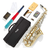 Saxofon Alto Oro/nickel Mendini, Boquilla, Funda Xmp