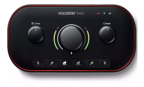 Focusrite Vocaster Two Interface Para Podcast Gamer Streamer