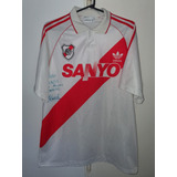 Camiseta River Plate Sanyo 1994 Titular #11 Firmada Gallardo