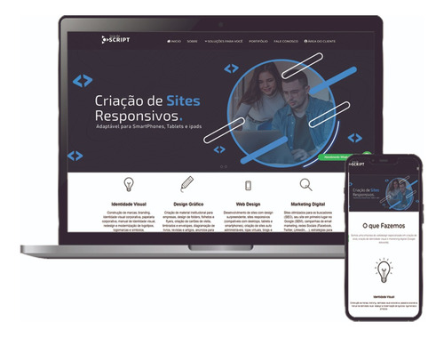 Script Site Para Agência Web E Marketing Digital Em Php
