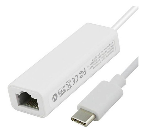 Adaptador Usb Tipo C A Red Ethernet Philco R0092