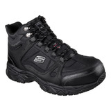 Zapato Seguridad Skechers Ledom Negro