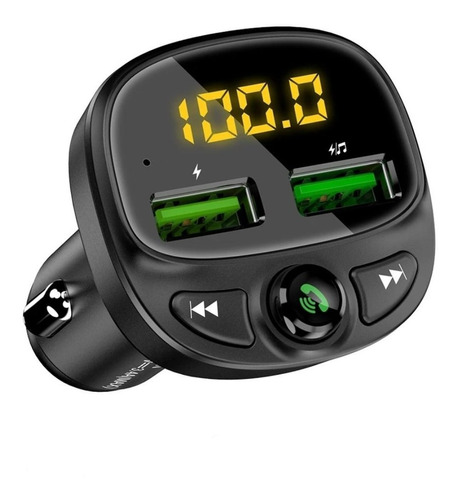 Cargador Y Transmisor Fm Bluetooth Reproductor Mp3 (floveme)