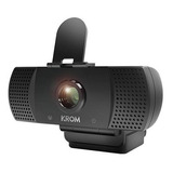 Webcam 1080p Kam, Resolución Full Hd, 30fps, Krom