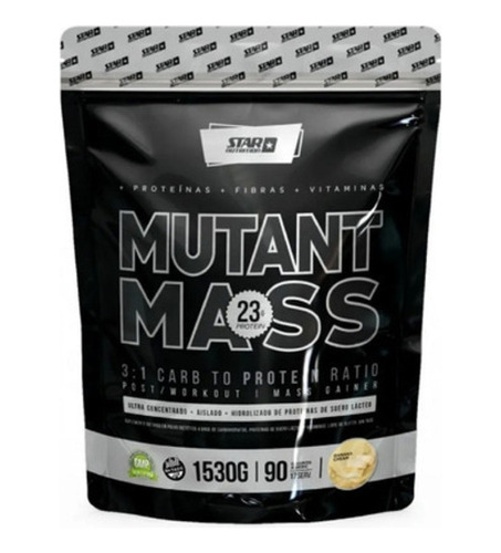 Star Nutrition Mutant Mass 1,5kg Ganador Masa Musc. Banana