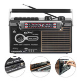 Radio Cassette Vintage Bluetooth Antigua Am/fm Mp3 Sd Usb