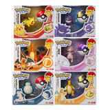 Pokemon Pokebola Gengar Pikachu Figura Coleccionable Origina