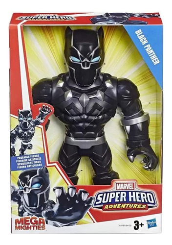 Boneco Pantera Negra Super Hero Mega Mighties - Hasbro E4151