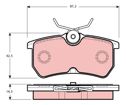 Pastilla Freno Trasera Ford Focus 2000 2008 Foto 4