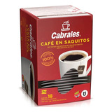 Cafe En Saquitos Cabrales X18 Sobres X5g Instantaneo