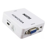 Conversor De Hdmi A Vga + Audio Activo Excelente Oferta !