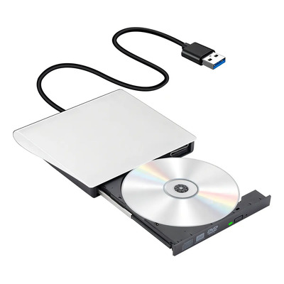 Grabadora Dvd Externa Lector Cd Usb 3.0 Quemador Soporte