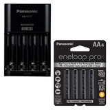 Pilas Recargables Panasonic Eneloop Pro Aa X4 Con Cargador 