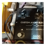 Pedal P/guitarra Boost/overdrive Mxr Mc402 Color Negro
