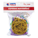 Esferas Navideñas Plástico 12 Pzas Cosmotools