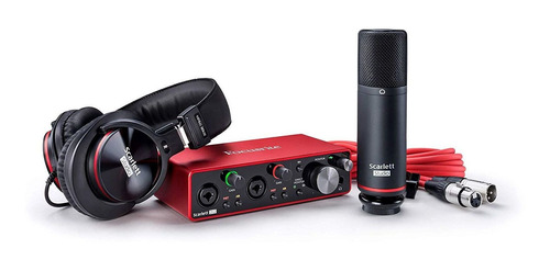 Kit Home Studio Focusrite Scarlett 2i2 Studio - 3g G. 2 Anos