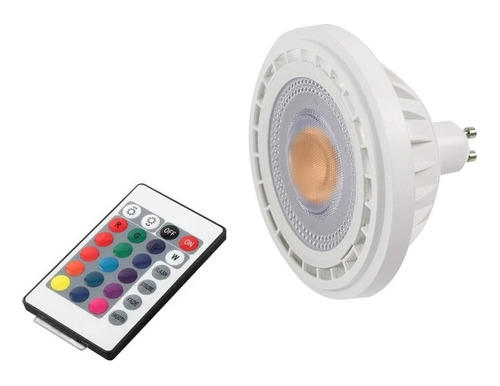 Lampara Ar111 Rgb Led Colores Multicolor Deco Control Remoto