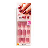 Unhas Autocolantes Kiss Ny Impress Classic Curto Bip440br