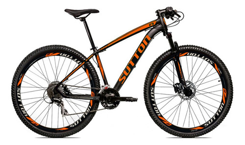 Mountain Bike Sutton Blade Aro 29 19  21v Freios De Disco Mecânico Câmbios Shimano Tz510 Y Shimano Tz-31 Cor Preto/laranja