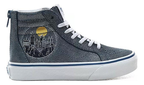 Tenis Vans Harry Potter Howarts Metallic Sk8-hi Zip Castillo