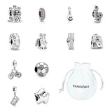 Charms Pandora Originales Variados, Incluye Bolsa Cubrepolvo