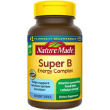 Nature Made Super B-complex Energia 60 Softgel