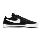 Zapatillas Nike Court Legacy Canvas Mujer Negro