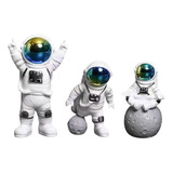 Figura De Astronauta, Juguetes Educativos, Adorno, 3 Piezas