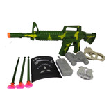 Kit 05 Arminha Metralhadora Fuzil Policia  42cm - Atacado