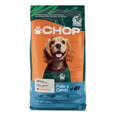 Chop Alimento Seco Perro Cachorro Mix 20kg Dry Dog Food | Envío gratis