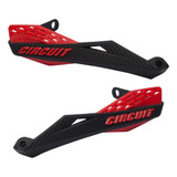 Cubre Mano Fenix Carbon Ii Negro / Rojo 28mm Circuit