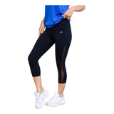 Calza Capri Deportiva Recorte Tul Tiro Cintura Alto Sgind