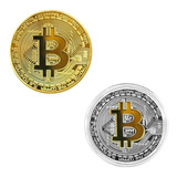 Bitcoin Monedas De Colección Conmemorativa 2 Pack