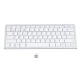 Mini Teclado Tablet Pc Ultra Slim Portable 78 Teclas Branco