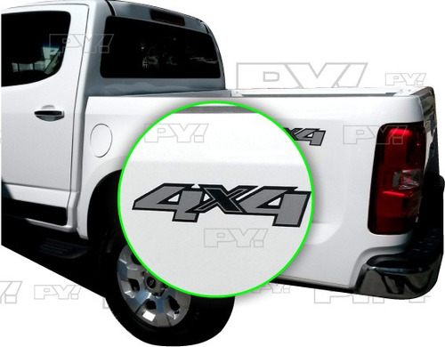 2 Calcos 4x4 Chevrolet S10 2019 2020 2021 2022 2023 Ploteoya