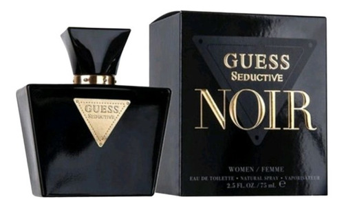  Guess Noire Seductive 75ml Eau Toilette Para  Mujer 