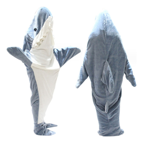 Manta De Disfraz De Tiburón Para Niños Adultos, Manta Con Ca