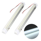 2pcs 12v 72 Led Blanco Interior Del Coche De Luz Led Tira De