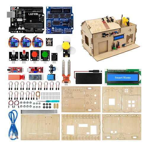 Kit De Hogar Inteligente Con Tutorial Para El Arduino