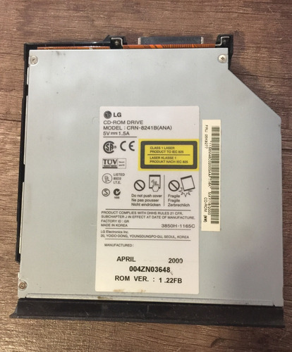 Lectora Cd-rom Crn-8241b Ibm Thinkpad I1400