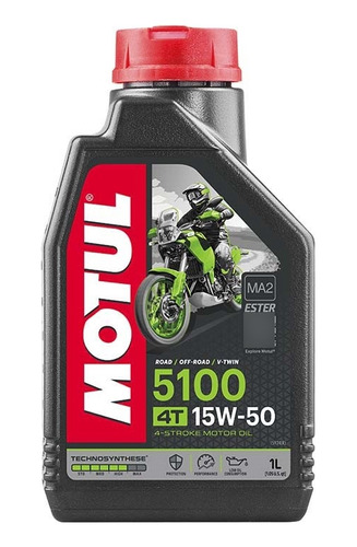 Aceite Motul 5100 Ester 4t 15w-50 Semi-sintetico 1lt