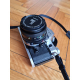 Camara Canon Reflex Ae1 Analógica Con 50mm Y 200mm + Estuche
