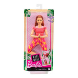 Muñeca Articulada Barbie Made To Move Roja - Mattel