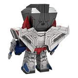 Kit Modelo Metálico 3d De Starscream Transformers