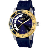 Relógio De Pulso Invicta Specialty Men 45mm Modelo 12847 Cor Da Correia Azul