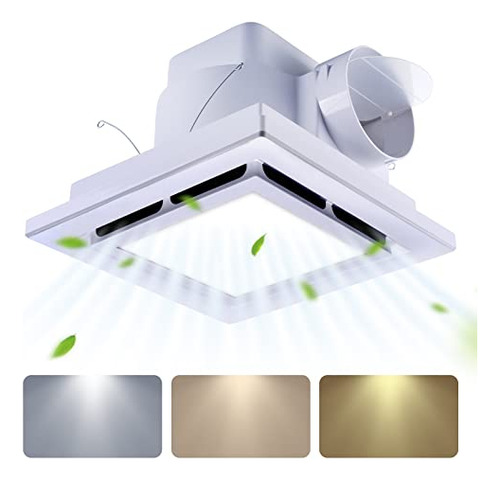 Ventilador De Baño Con Luz, Montaje En Techo, Ducha, Ventila