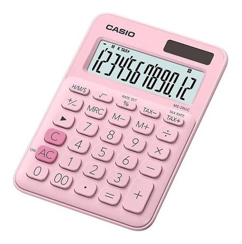 Calculadora De Mesa Casio Ms-20uc Varios Colores Casa Bak