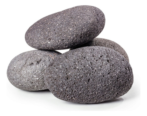Rocha Natural Pebble Black Stone Para Decoração Aquário 2kg