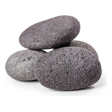 Rocha Natural Pebble Black Stone Para Decoração Aquário 3kg
