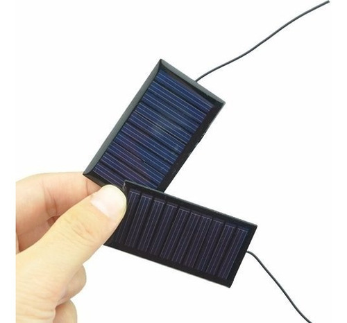 Mini Celula Painel Placa Energia Solar Fotovoltaico 5v 40ma